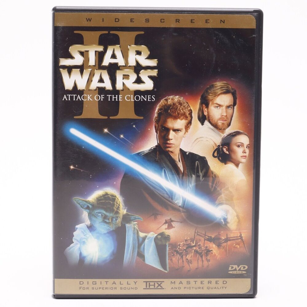 Star Wars Episode II Attack of the Clones (2-Disc Widescreen DVD, Complete)